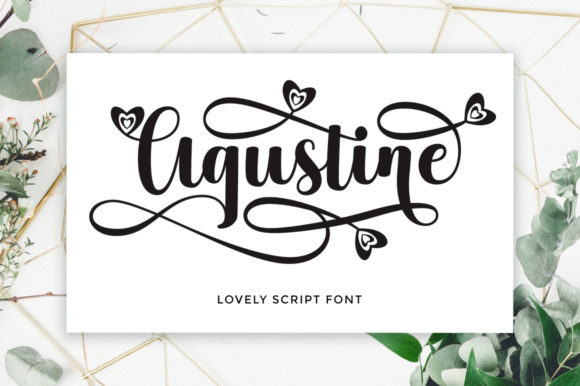 Agustine Script: The Bold Handwritten Font with Modern Charm