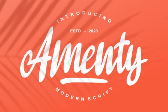 Amenty Script: A Timeless Handwritten Font for Modern Design