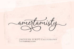 Amerta Misty Script: A Sweet Touch for Modern Design
