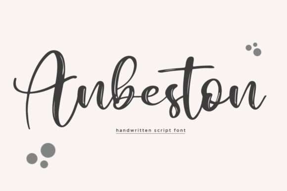 Anbeston Script: The Elegant Touch Your Designs Deserve