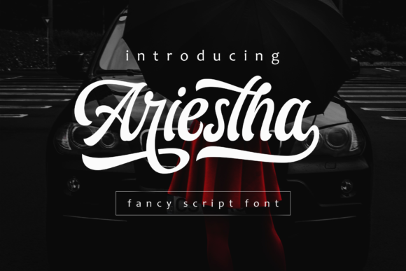 Ariestha Script: The Creative Font That Captures Authentic Vibe