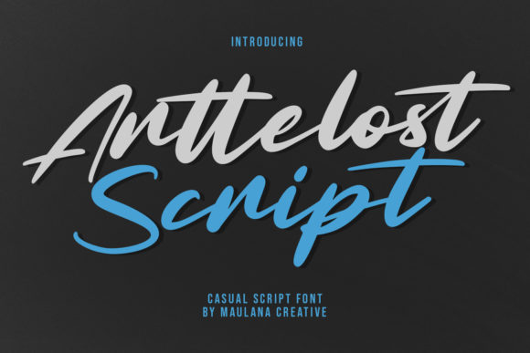 Arttelost Script: A Cool Handwritten Font for Modern Brands