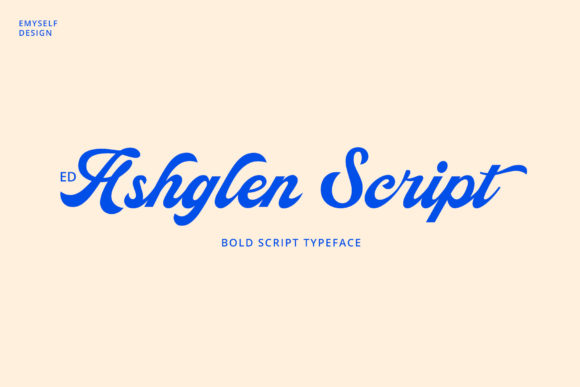Ashglen Script: The Handwritten Font for Modern Elegance