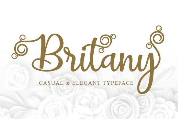 Britany Script: Crafting Romance in Modern Typography