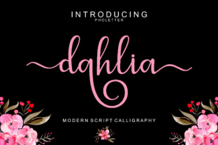 Dahlia Script: A Modern Handwritten Calligraphy Font for Creatives