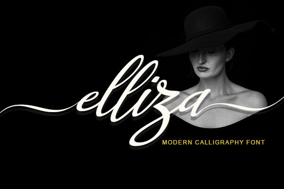 Discover Elliza Script: A Handwritten Font with a Cool Twist