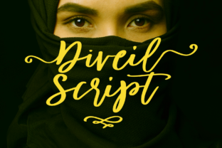 Diveil Script: A Handwritten Font with Unique Charm