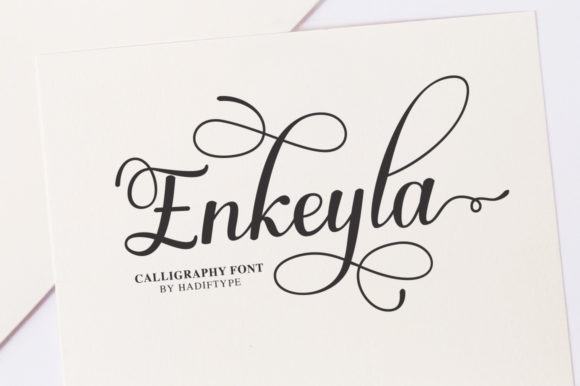 Enkeyla Script: Your Go-To Calligraphy Font for Elegant Projects