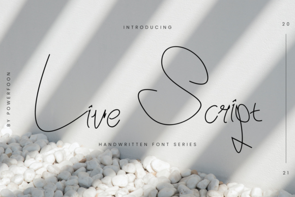 Live Script: A Ravishing Script Font for Elegant Design