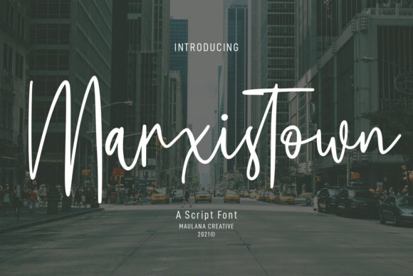 Marxistown Script: Sophistication in Every Stroke