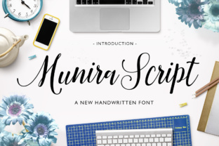 Munira Script: A Modern Calligraphic Font for Authentic Branding