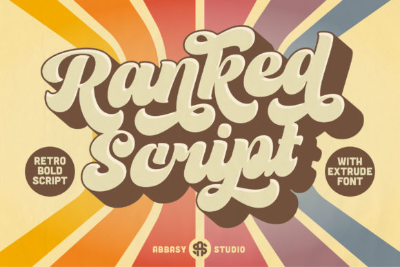 Ranked Script: A Retro Handwritten Font with Bold Character